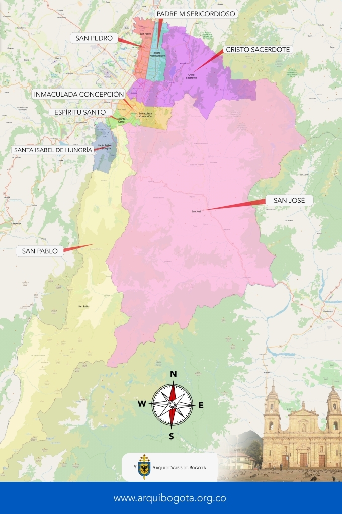 Mapa Vicarías